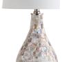 JONATHAN Y JYL1024A Mona 20.5'' Mini LED Lamp Cottage,Coastal,Transitional for Bedroom, Living Room, Office, College Dorm, Coffee Table, Bookcase, Seashell