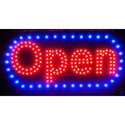 LED Neon Light Open Sign with Animation On/Off and Power On/Off Two Switchs for Business by''E Onsale'' 19''x10'' L46