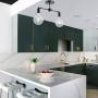 ANJIADENGSHI Matte Black Ceiling Light, 2-Light Modern Style Ceiling Lights Fixture for Living Room Dining Room Kitchen Bedroom, NO Bulb