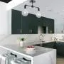 ANJIADENGSHI Matte Black Ceiling Light, 2-Light Modern Style Ceiling Lights Fixture for Living Room Dining Room Kitchen Bedroom, NO Bulb