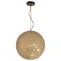 Luxury K9 Crystal Chandelier Modern Ball Pendant Lamp Hanging Light Fixtures Dining Room Chandelier Diameter 50CM Without Light Source G9 × 8 Luxury K9 Crystal Chandelier Modern Ball Pendant Lamp Hanging Light Fixtures Dining Room Chandelier Diameter 50CM Without Light Source G9 × 8
