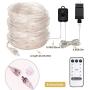 ANJAYLIA 66FT 200 LED Rope Lights Outdoor Plug in String Lights with Timer Remote Control Waterproof Rope Lighting for Outdoor, Party, Christmas, Garden, Patio, Wedding (Warm White)