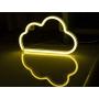 Warm White LED Cloud Night Light neon Signs for Wall Decoration Battery and USB Operated Aesthetic Room Decor neon Lights for Kids Room, Bar, Living Room, Christmas, Party, Wedding, Halloween
