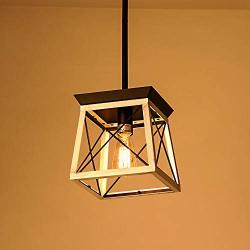 XIPUDA Farmhouse Pendant Light Fixture Kitchen Island Lighting Industrial Metal Ceiling Hanging Farmhouse Chandeliers for Dinning Room Living Room