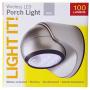 LIGHT IT! by Fulcrum 20031-101 6-LED Wireless Motion Sensor Security Porch Light, Single, Silver