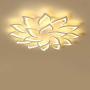 TFCFL 18 Heads LED Ceiling Light, Modern Dimmable Acrylic Chandelier Lamp Lotus Shape Pendant Light Fixture for Living Room Dining Bedroom (White) TFCFL 18 Heads LED Ceiling Light, Modern Dimmable Acrylic Chandelier Lamp Lotus Shape Pendant Light Fixture for Living Room Dining Bedroom (White)