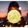 Moon Lamp Large 6inch, 7inch,9inch,10in,11in and 12in Moon Light Ball for Bedroom,Luna Lamp with16 Colors LED.