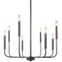 Dining Room Chandelier, Farmhouse Kitchen Island Lighting, 8-Light Modern Hanging Light Fixture, 26” Dia