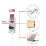 Curtain String Lights,300 Brilliant LED Lights USB Powered Window String Light,8 Lighting Modes,IP64 Waterproof Decorative Lights for Wedding, Home, Party, Bedroom (Warm Light) (9.8ftx9.8ft)