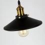 WINSOON American Country Style Pulley Droplight Antique Retro Iron Pendant Ceiling Lighting Adjustable Wire Lamps (1 Head)