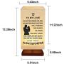 Engraved Bedside Table Lamp for My Love - Personalized Fabric Wooden Desk Lamp for Bedroom Living Room Office Study - Perfect for Valentines Christmas Gift for My Lover
