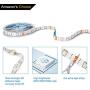 Nitasa LED Strip Lights,5050 RGB Smart LED Lights for Bedroom,32.8ft Color Changing Strip Lights with Bluetooth APP, Sync to Music Bedroom, Party, Holiday Decoration