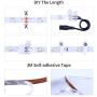 ollrieu LED Strip Lights 50ft Dimmable Tape Light Bright White Connectable Cuttable 450 Units 2835 SMD with 12V Power Plug in RF Remote Flexible Indoor Rope Lighting for Bedroom Cabinet Kitchen Mirror