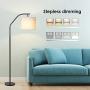 Floor Lamps, Super Bright LED Torchiere Metal Floor Lamps, LED Floor Light with Remote Control，Standing Lamp with Stepless Dimmer for Living Room, Office and Bedroom