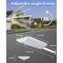KUTON Solar Lights, Motion Sensor Outdoor Light, 1500LM Solar Outdoor Wall Light, LED Solar Powered Outdoor Light IP65, Aluminum Security Motion Light w/6 Modes for Garage, Parking Lot, Patio, Porch