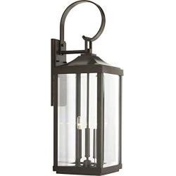 Gibbes Street Collection Antique Bronze Three-Light Traditional Large Wall Lantern