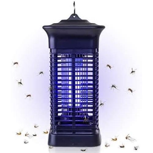 Mosquito Bug Zapper Fly Killer Bug Attractant with 1,500 Sq. Feet Coverage - Safe Silent & Effortless Electronic Operation - Outdoor and Indoor Hangable - For Patio BBQ Camping Home Kitchen and Office