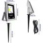 Low Voltage Led Landscape Lights, Lysed 10w 12v Led Flood Light, Garden Lights for Outdoor Spotlights, Perfect for Pathway, Lawns, Walls (Warm White) [6 Pack]