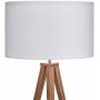 Versanora VN-L00007 Romanza Tripod Metal Legs LED Floor Lamp, White