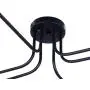 PUMING 6 Lights Ceiling Light Fixture,Semi-Flush Mount Black Metal Sputnik Chandelier for Home Bar Hotel Restaurant