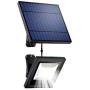 Ousam LED Solar Street Light with 16FT Cable Detachable Panel Flood Light Waterproof for Ceiling Porch, Cabin roof,Tree,Doorway,Garden Solar Lighting(White)