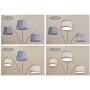 Kira Home Akira 78.5'' Modern 3-Light Arc Floor Lamp with 3-Way Switch, Gray Burlap Shades + Brushed Nickel Finish Kira Home Akira 78.5'' Modern 3-Light Arc Floor Lamp with 3-Way Switch, Gray Burlap Shades + Brushed Nickel Finish