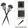 Nekepy Solar Lights Outdoor, Solar Powered Pathway Waterproof Landscape Light for Patio Walkway Driveway Garden Yard, 8 Pack