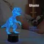 Cool 3D Jurassic Dinosaur Night Light, LED Tyrannosaurus Rex Night Lights, 16 Color Change Remote Control Lights, for Bed Living Room, for Kids Girls Boys Xmas Birthday Gifts URWISE 3197