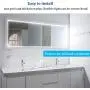 White LED Strip Lights, WOBANE Dimmable LED Light Strip Kit, 16.4ft Flexible Tape Lights for Bedroom,Kitchen,Under Cabinet,Bright 6500K Daylight, LED Mirror Lighting for Vanity Makeup Dressing Table White LED Strip Lights, WOBANE Dimmable LED Light Strip Kit, 16.4ft Flexible Tape Lights for Bedroom,Kitchen,Under Cabinet,Bright 6500K Daylight, LED Mirror Lighting for Vanity Makeup Dressing Table