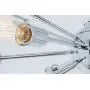 T&A 8 Lights Silver Modern Metal Sputnik Chandelier,Vintage Ceiling Light Fixture Industrial Style Pendant Lighting for Living Room Dining Room Kitchen(Chrome)