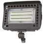 SZGMJIA 60W LED Flood Light with Knuckle, Dusk to Dawn Photocell, CREE LED 5000K 7800lm 300W Equivalent,Waterproof Security Light for Yard Garden Playground