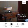 Masdio by Ampulla Bedside Lamp with Bluetooth Speaker and Wireless Charger, Table lamp Desk lamp with Sleep Mode Stepless Dimming