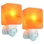 Maymii•Home 2 Pack Cube Mini Himalayan Salt Night Light Plug in Wall Lamps Night Light Crystal Salt Lamp Natural Soft Night Light for Living Dining Bed Room and Office Maymii•Home 2 Pack Cube Mini Himalayan Salt Night Light Plug in Wall Lamps Night Light Crystal Salt Lamp Natural Soft Night Light for Living Dining Bed Room and Office