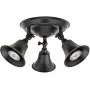 NOMA Track Lighting | Adjustable Semi-Flush-Mount Ceiling Light Fixture | Perfect for Kitchen, Hallway, Living Room & Bedroom | Bronze, 3-Light NOMA Track Lighting | Adjustable Semi-Flush-Mount Ceiling Light Fixture | Perfect for Kitchen, Hallway, Living Room & Bedroom | Bronze, 3-Light