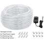Rope Lights Outdoor, 16ft Daylight LED Mini Light Strip Lights, Connectable and Waterproof 12v, Flexible with Plug for Tube Light Rope,for Home Garden Camping Party Pario Indoors Use