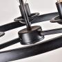 Maxax-Semi Flush Mount Ceiling Light (Antique Black 3 Lights)