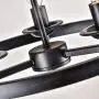Maxax-Semi Flush Mount Ceiling Light (Antique Black 3 Lights)