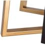 LOG BARN Foyer Pendant Light for Entryway, Dining Room Lighting Fixtures Hanging, Gold Black Chandelier with Adjustable Frames, 4-Light, W20”