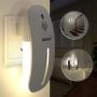 Sensky Motion Activated Night Light Plug in Motion Sensor LED Lights Dusk to Dawn Sensor Night Light Warm White Nightlight for Bathroom, Hallway, Bedroom, Kitchen, Stairway