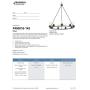 Progress Lighting P400016-143 Debut Chandeliers, Black