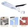100W LED Solar Flood Outdoor Street Lights,IP65 Waterproof Dusk to Dawn Security Light 8600 Lumen 6000K for Yard, Garden,Homes,Warehouse, Swimming Pool, Pathway, Barn,Basketball Court, Parking lot