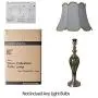 Table Lamp for Living Room Classical 28 inch Glass Green Bedside Lamp for Bedroom Table Lamps for Living Room