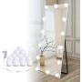 Hollywood Led Vanity Lights Strip Kit, with 14 Dimmable Light Bulbs for Full Body Length Mirror and Bathroom Wall Mirror, Plug in Mirror Lights with Power Supply, White (No Mirror Included)