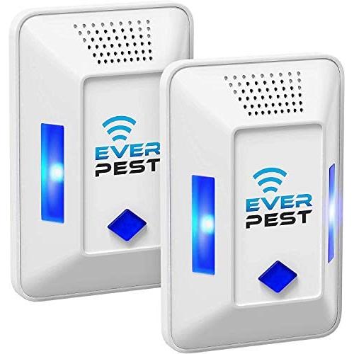 Ever Pеst Model T1 Ultrasonic Pest Repeller Plug in - Electronic Insect Control Defender 2Pack - Roach Bed Bug Mouse Rodent Mosquito Killer