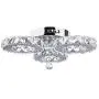 Modern Crystal Chandeliers, 3 Rings 36W LED Crystal Chandelier Fixtures Stainless Steel Pendant Ceiling Lights Fixtures for Dining Room Living Room Bedroom (Warm White) Modern Crystal Chandeliers, 3 Rings 36W LED Crystal Chandelier Fixtures Stainless Steel Pendant Ceiling Lights Fixtures for Dining Room Living Room Bedroom (Warm White)