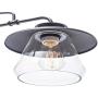 Nate 3-Light Pendant, Oil Rubbed Bronze, Clear Glass Shades,64845