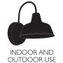 Design House 579375 Mason Industrial Modern 1 Indoor/Outdoor Wall Mount Light with Metal Shade for Porch Entryway Barn, 10 in, Oil Rubbed Bronze