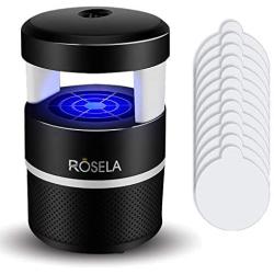 HAZKO ROSELA Upgraded Mosquito Killer with Effective Powered Light Lamp - Eco-Friendly Bug Killer for Mosquitoes, and Insects with Sticky Glue Boards