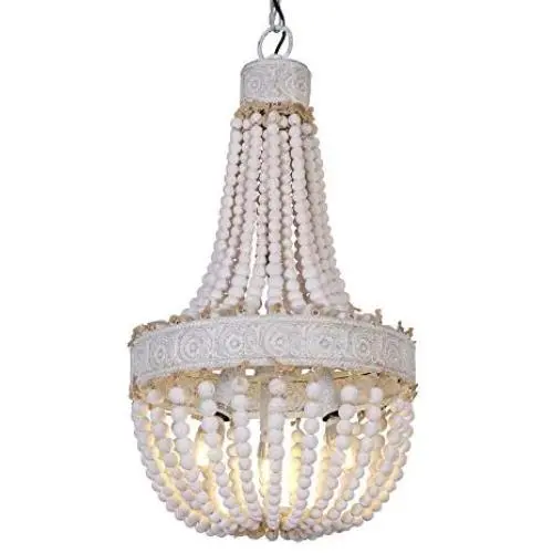 DERALAN Wood Bead Chandelier Rustic Wooden 3-Lights Farmhouse Chandeliers Island Pendant Lighting Fixture Retro Ceiling Lights for Dining Room Kitchen Bedroom Foyer D13.75'' DERALAN Wood Bead Chandelier Rustic Wooden 3-Lights Farmhouse Chandeliers Island Pendant Lighting Fixture Retro Ceiling Lights for Dining Room Kitchen Bedroom Foyer D13.75''