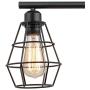 KOONTING 3-Light Industrial Bathroom Vanity Light, Metal Wire Cage Wall Sconce, Vintage Edison Wall Lamp Light Fixture for Bathroom, Dressing Table, Mirror Cabinets, Vanity Table.